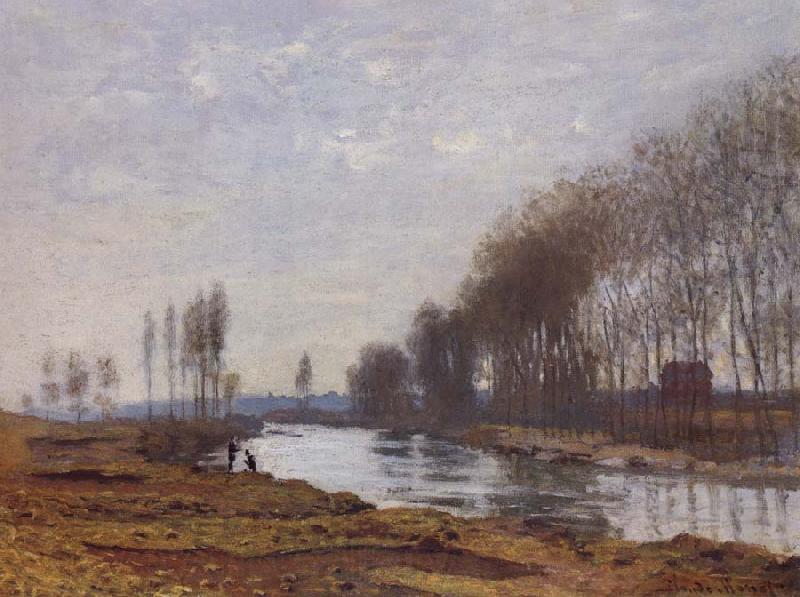 Claude Monet The Petit Bras of the Seine at Argenteuil Spain oil painting art